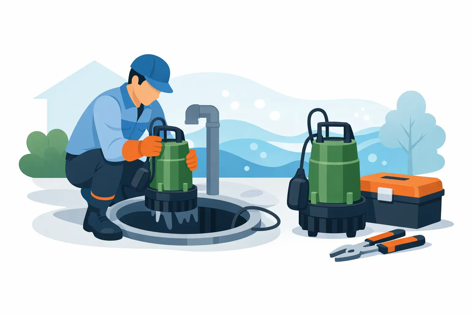 How to Replace Effluent Pump Safely
