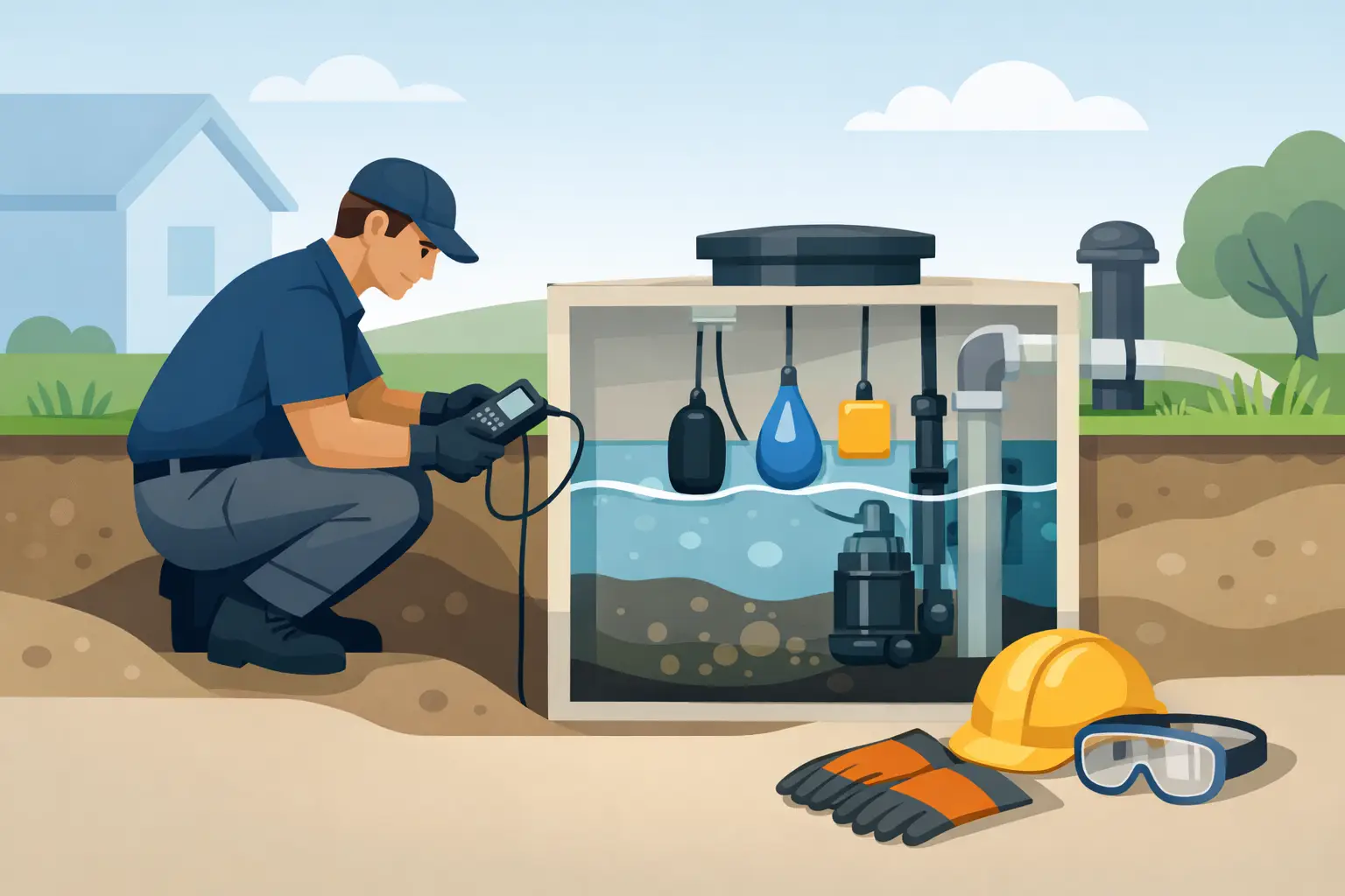 How to Test Septic Float Switches Safely