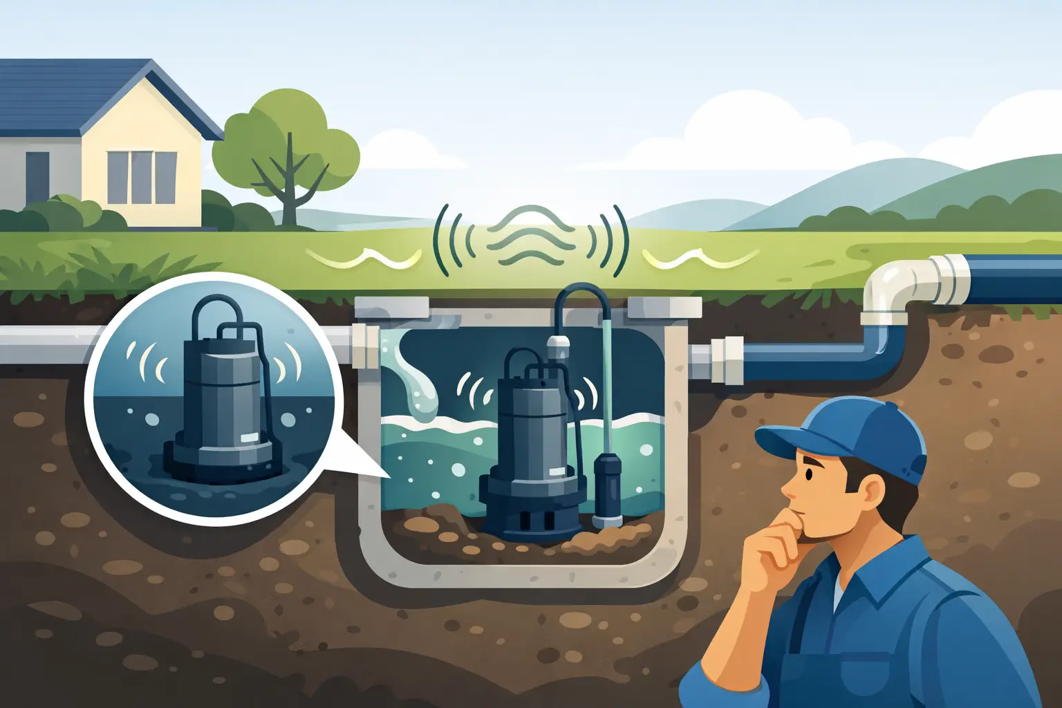 Why Is Septic Pump Humming? What It Means