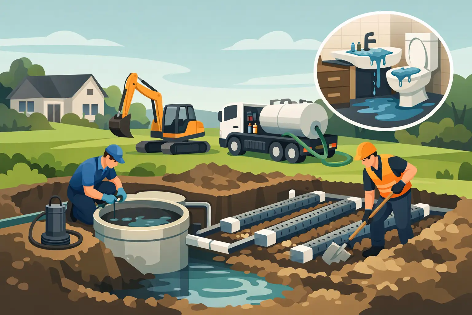 Onsite Wastewater System Repair Before a Backup