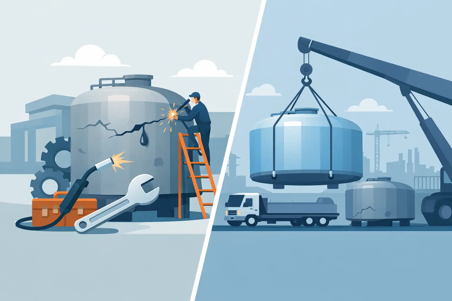 Tank Repair vs Replacement: What Makes Sense?