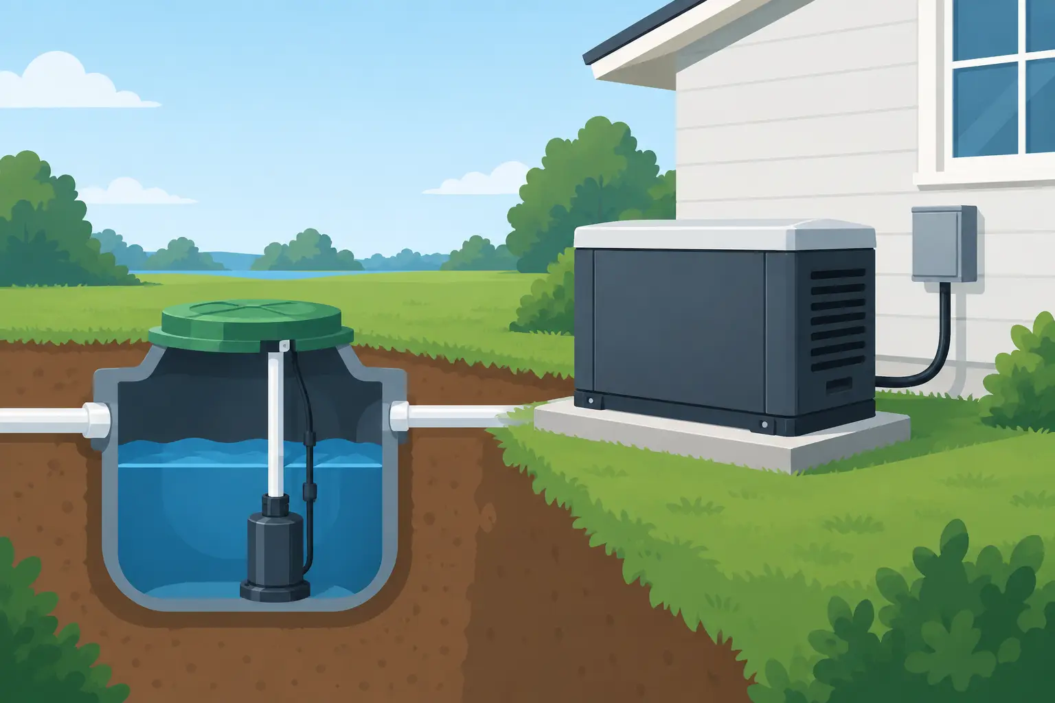 Backup Power for Septic Pumps That Works