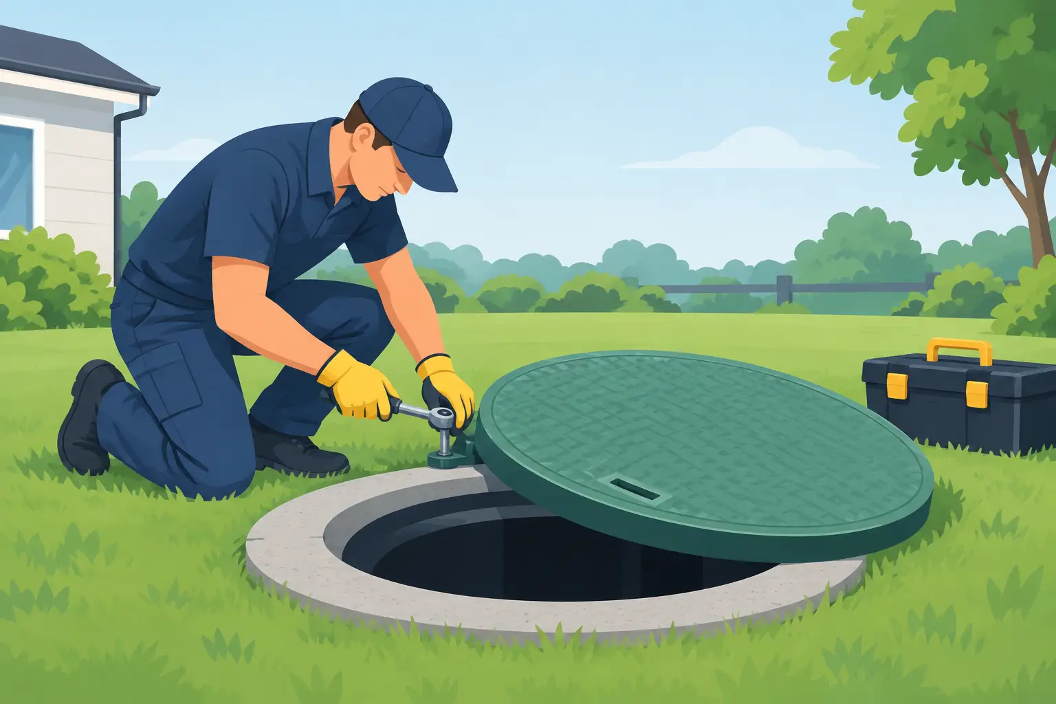 How to Repair Septic Lid Damage the Safe Way