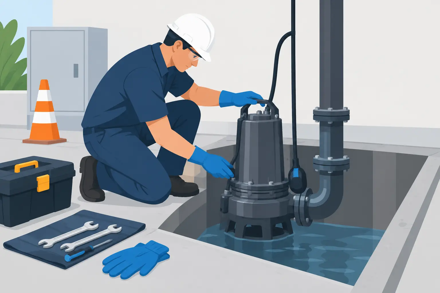 How to Service Sewage Pumps Safely and Properly